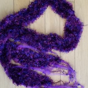 Knitted Purple Fashion Scarf